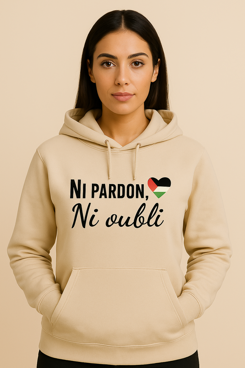 Sweats à capuche décontractés unisexes - Ni Pardon Ni Oubli
