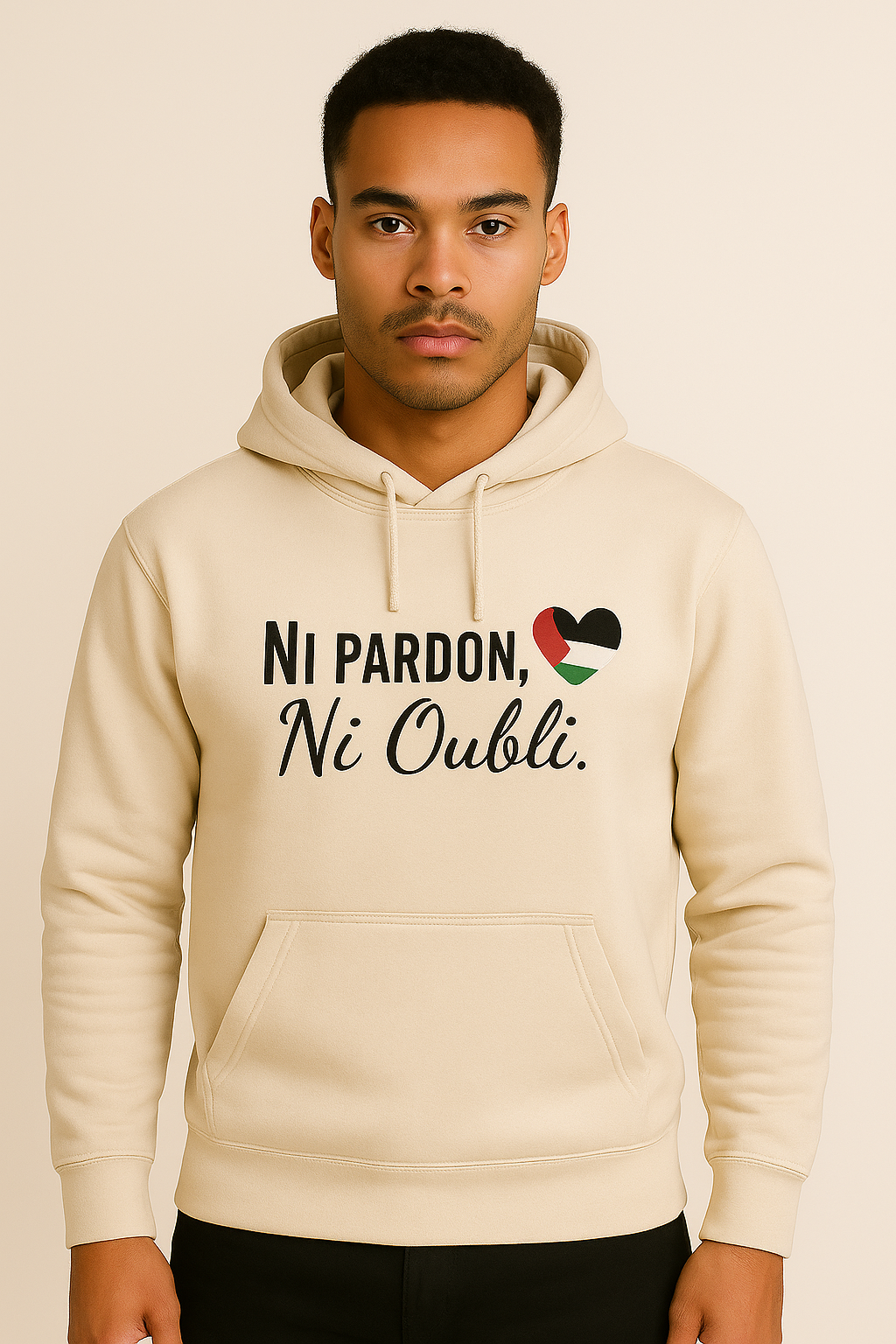 Sweats à capuche décontractés unisexes - Ni Pardon Ni Oubli