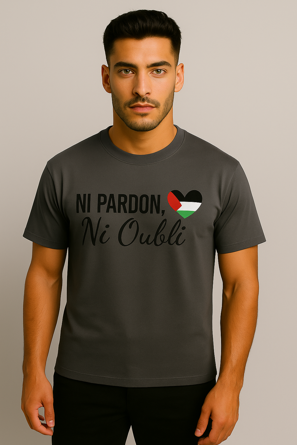 T-shirts en coton pour hommes - Ni Pardon Ni Oubli