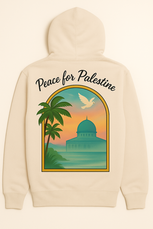Sweat à capuche Peace for Palestine unisexe