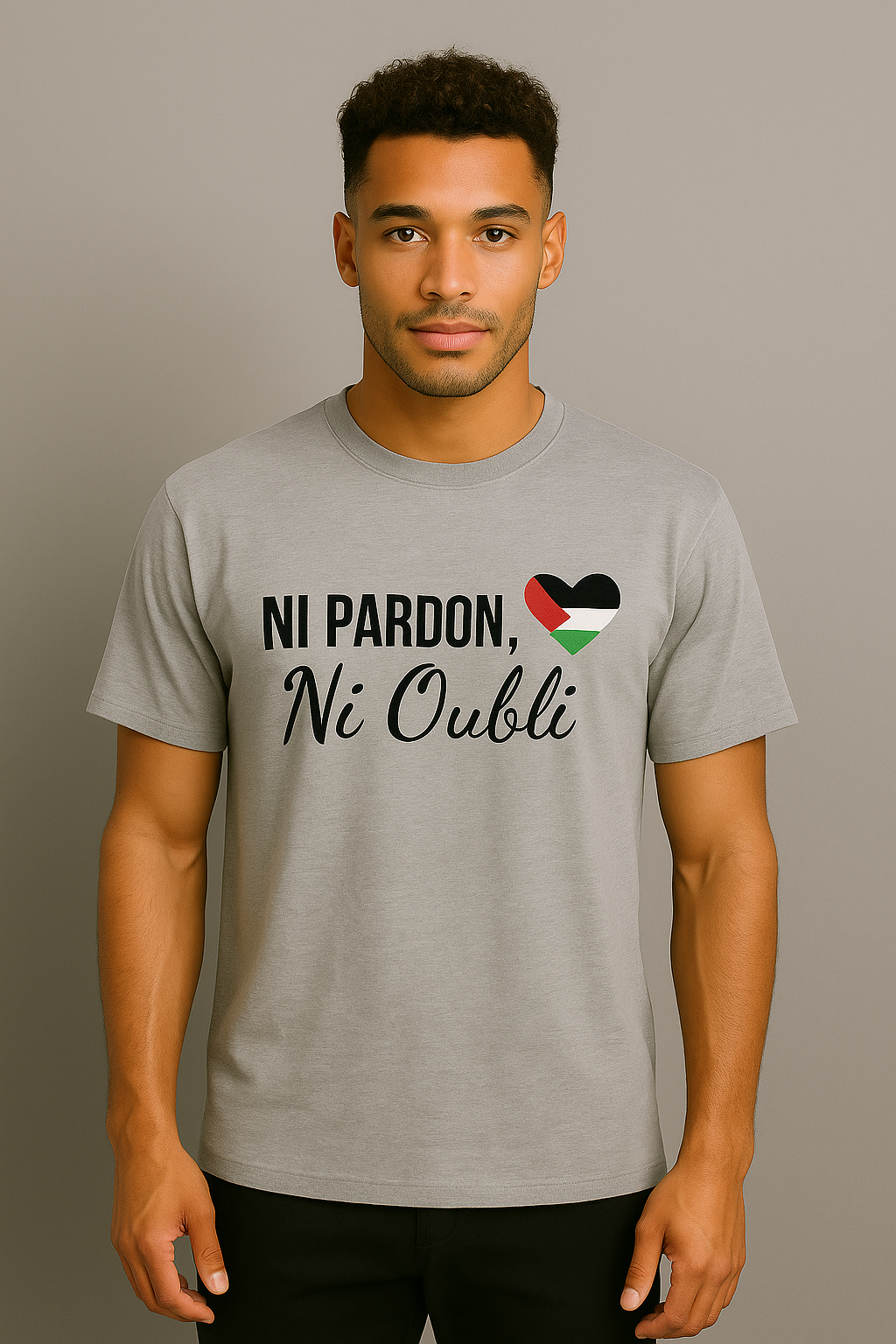 T-shirts en coton pour hommes - Ni Pardon Ni Oubli