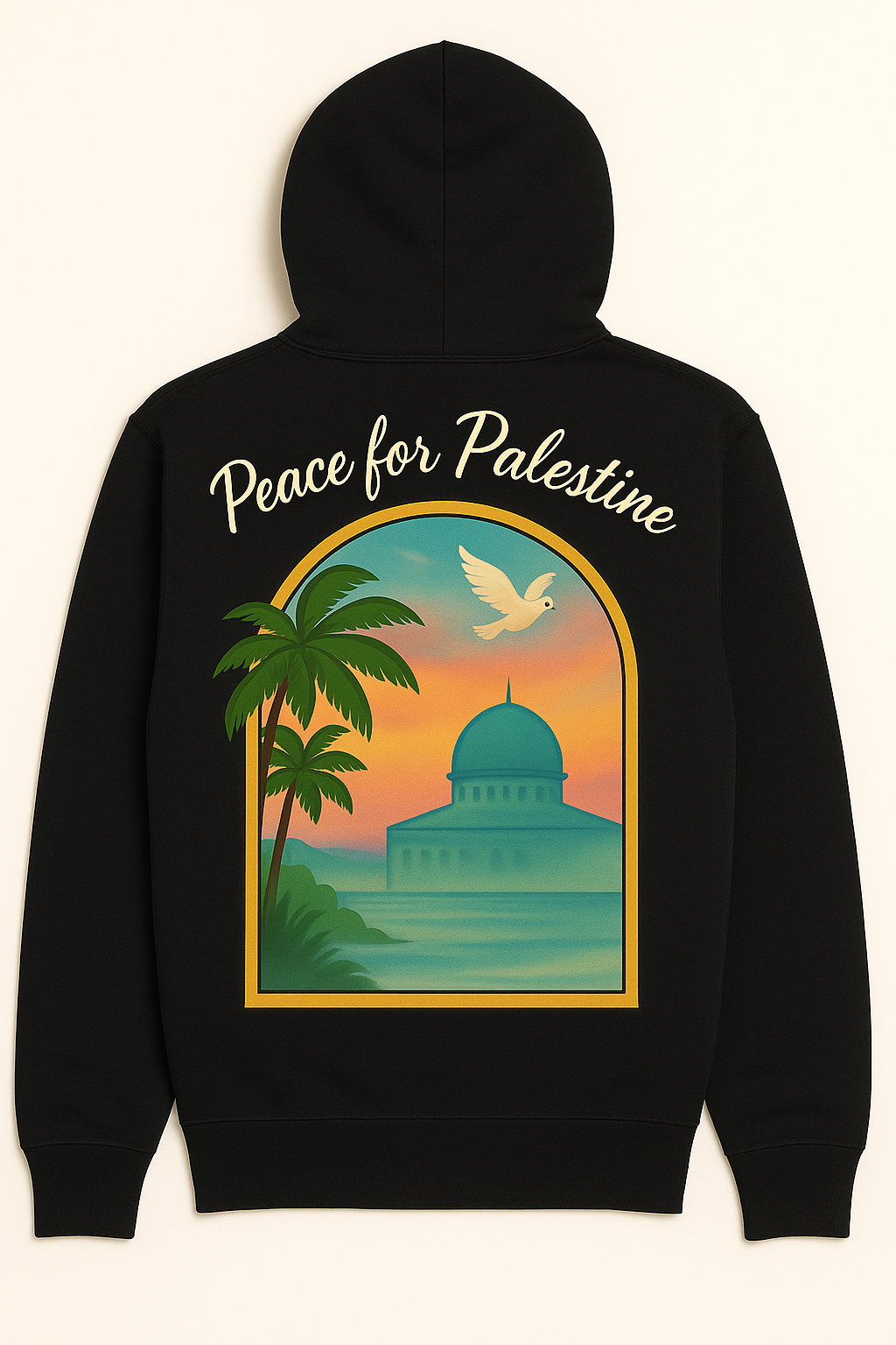 Sweat à capuche Peace for Palestine unisexe