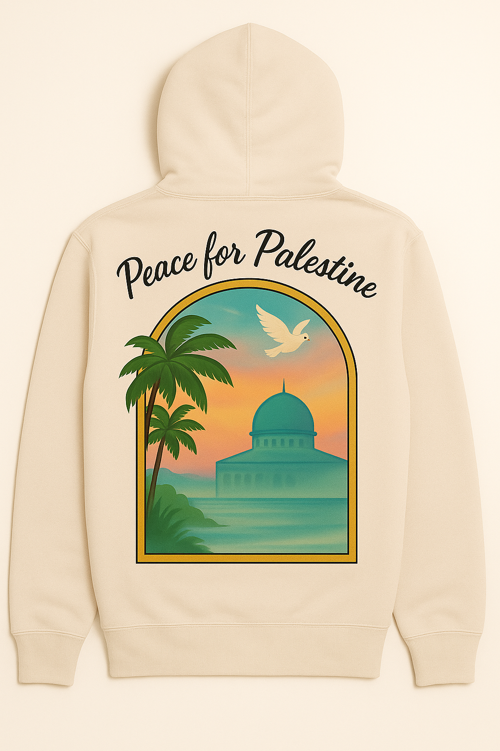 Sweat à capuche Peace for Palestine unisexe