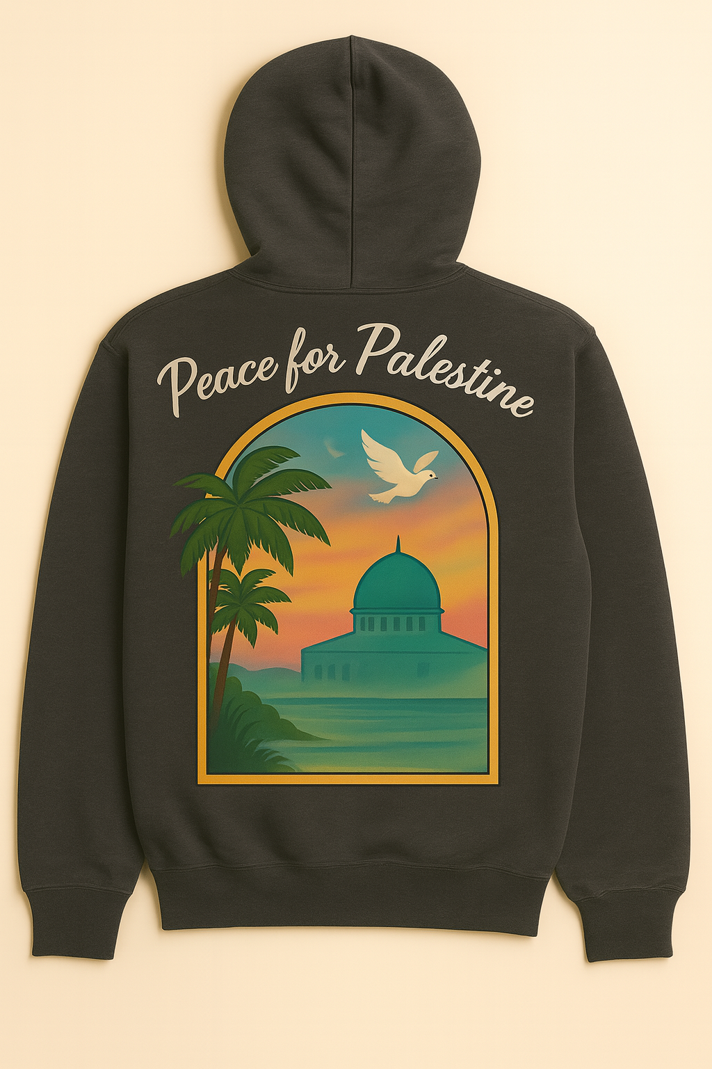 Sweat à capuche Peace for Palestine unisexe