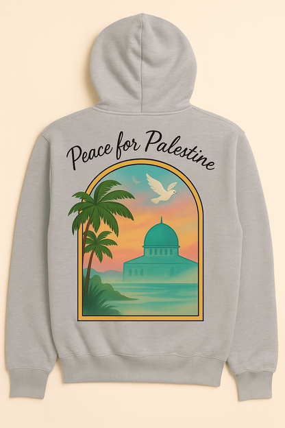 Sweat à capuche Peace for Palestine unisexe