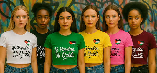 Crop top à manches courtes pour femme